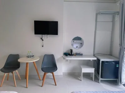 Habitación twin con balcón — Vi An Hotel